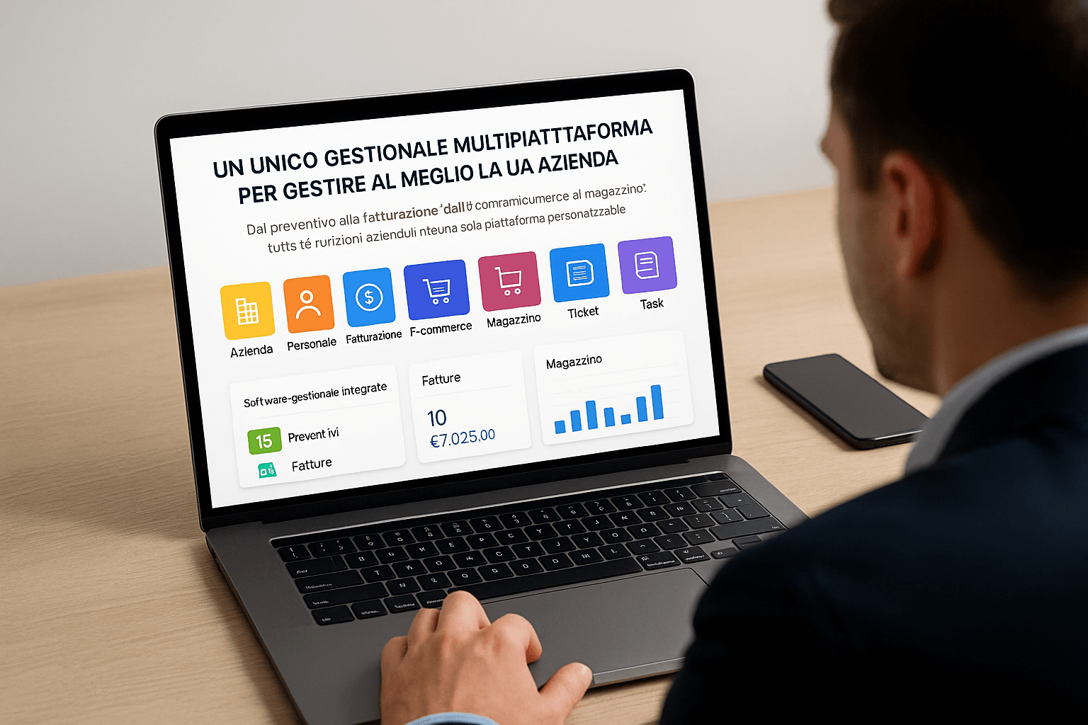 Un unico gestionale multipiattaforma per gestire al meglio la tua azienda