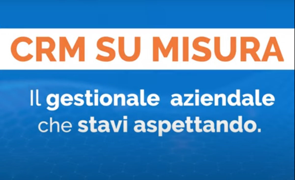 Video realizzazione CRM e ERP su misura per aziende 